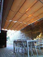 Toldos para terraza planos: Corredero de ondas