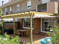 Vista de una Pérgola
