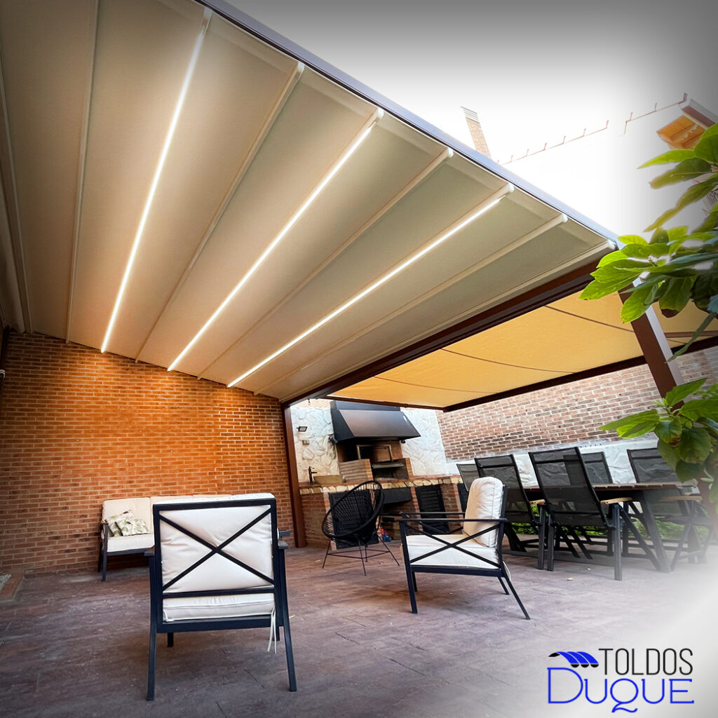 Pérgola tensada Toldos Duque - Portada